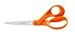 Our Finest Left-Hand Scissors, 8"" Length, 3-3/10"" Cut, Red, Sold as 1 Each