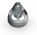 Unitron Open Domes ... Size = Medium ... Smokey Color by Hearing Aid Supply Shop