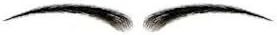 Savarnas Mantra Natural Womens Eyebrow Wig -Dark Round
