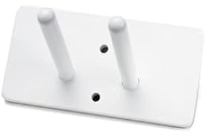 COLORTRIEVE X-Ray Apron Rack (Wall Mount) - 2 Pegs, for 1 Lead Apron