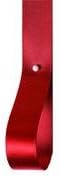 Double Faced Satin Ribbon (25mm x 25m) - Red (042)