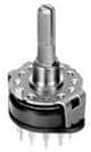 Alps ElectricSRRM264300 0.25A 30VDC DP6T Rotary Switch