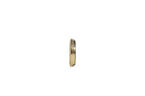 FUNEW Cigar Hygrometer,Round Analog Hygrometer for Cigar Humidor,Cigar Box/Cigar Cabinet 2inch Diameter Gold