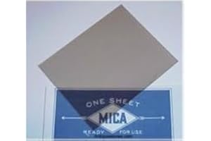 PYRO GLASS Mica Glass – 4" x 6" | Thin, Clear Panel for Antique Wood & Coal Stove Windows