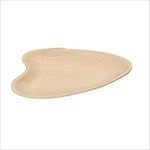 4" x 2" Café Oval Biodegradable Fallen Palm Leaf Plates 300/CS
