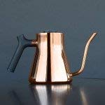 Fellow Stagg Stovetop Pour-Over Kettle For Coffee and Tea, 1.0L, Gooseneck Precision Pour Spout, Built-In Brew Range Thermometer, Counterbalanced Handle (Polished)