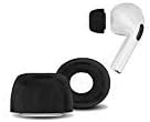 JXE 2 Pcs Sponge Earbuds Earphone Protective Sleeve Replacement Silicone Ear Cap Non-slip Earphone Plug Compatible With AirPods Pro-Medium