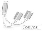 AUX Converter Earphone Adaptor Accessories Headphone Cable Splitter Accessories