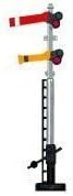 (2 pcs) 1 mechanical semaphore signal N scale LA-9 [Toy]