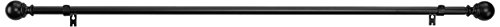 1 AmazonBasics+Curtain+Round+Finials+Black