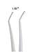Defend ST-1021 250x White Universal Disposable Surgical Aspirator Suction Tips