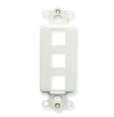 Icc Keystone Decora Insert - 3 Port â€