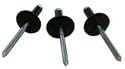 Bryke Fasteners 3/16 Large Head Multi Grip 50 count (Black)