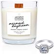 Mermaid Day Dream Candle with Ring Inside (Surprise Jewelry Valued at $15 to $5,000) Ring Size 7