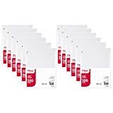 Mead Filler Paper, Loose Leaf Paper, Wide Ruled, 200 Sheets, 12 Packs (15200)