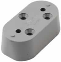Nautos USA A 293 - Big Cleat Lifter - 22 MM HIGH - Set of 2 Pieces