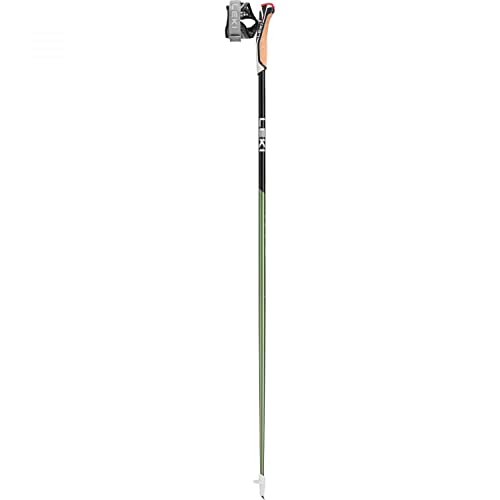 LEKI Carbon Flash Länge 130 cm Metallic Grün/Neon Schwarz