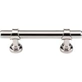 Top Knobs M1748 Asbury Collection 3" Bit Pull, Polished Nickel