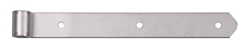 Strap Hinge Straight with Rounded End Rolle 16 mm / 300 x 35 mm / 1 STK. Stainless Steel