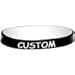 Body Candy Customizable Black White Silicone Stretch Personalized Message Bracelet