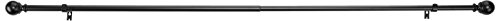 2 AmazonBasics+Curtain+Round+Finials+Black