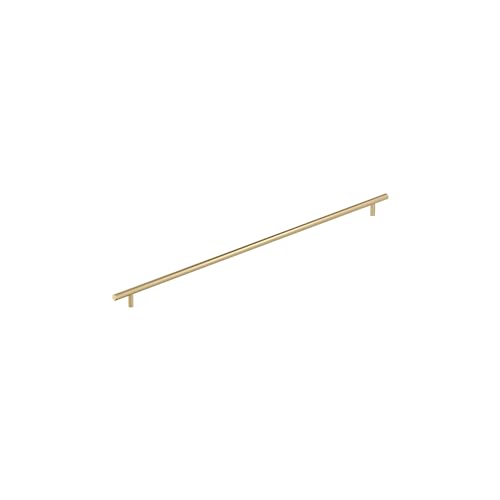 Amerock BP19018CZ | Bar Pulls 25-3/16 inch (640 mm) Center to Center Champagne…