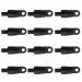 Jili Online 12 Pieces Black Nylon Durable 1/4