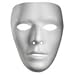 Male Blank No Face Plastic Mask