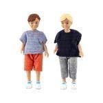 Melody Jane Dollhouse Lundby Two Modern Boys, Friends or Brothers