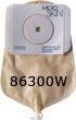 Cymed 86329w One-piece Urostomy Pouch with Pre-cut Microskin Barrier and 3mm Thin Microderm Washer 1-1/8" Stoma Opening, 9" L, Clear, Odor-proof Film, Comfort Backing, Latex-free