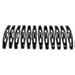 L. Erickson Oblong Metal Cliq Claq Clip & Go 12-Pack - Black