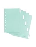 Martha Stewart Home Office with Avery Small-Format Paper Dividers 21134, Blue, 5-1/2