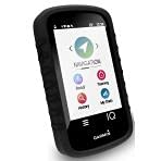 TUFF LUV Tough Silicone case and screen protection for Garmin Edge 830 - Black