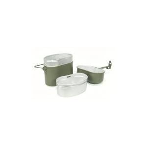 A.Blöchl 3 teiliges BW Army Koch- und Essgeschirr (Oliv)