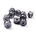 Atoplee 20pcs 4 * 13 * 7mm Metal Sealed Guide Wire Line Track 4 X 13 X 7mm Deep U Groove Pulley Rail Ball Bearing U624ZZ4