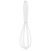 1Pc White Mini Silicone Whisks,6.7inch Non Scratch Non-Stick Whisk,Milk and Egg Beater Blender,Hand Egg Mixer,Kitchen Whisks for Cooking, Baking, Mixing,Stirring,Kitchen and Dining,Cooking Utensils