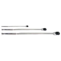 EZRED MR482XLC Extra Long 3 Piece Ratchet Set, Includes- 1/2", 3/8", and 1/4"