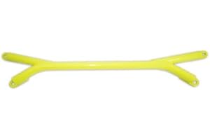 GAZOZ PERFORMANCE Exterior Accessories - Aluminum Front Brace Bar Compatible With 2015-2021 Subaru WRX STI Neon Yellow Painting