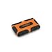 Truweigh TUFFWEIGH Digital Mini Scale (1000g x 0.1g - Orange/Black) - Rubberized Impact Resistant Digital Kitchen Scale - Travel Digital Pocket Scale - Digital Food Scale - Small Digital Scale