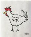 Swedish Treasures Wet-it! Cleaning Cloth, The Rooster, Super Absorbent, Reusable, Biodegradable, All-purpose