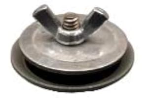 COREX 1/2" Oil Tight/Weather-Resistant Hole Seal - Knockout Seal with Gasket for Electrical Conduit - Steel - Grey - 1 Pack