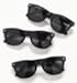 Vintage Black Wayfarer Style Sunglasses (Qty. 12 Pack)