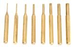 Utopia Tool's Gunsmithing 8PC Brass Pin Punch Set