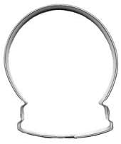 Snow Globe Snowglobe Crystal Ball Cookie Cutter 3.5 Inch BBND-026