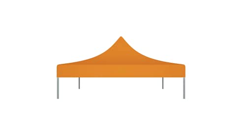 Partyzelt-Dach 4x3 m Orange 270 g/m² Gartenbauten Pavillon-Rahmen Dächer für Pavillions stabil – Bild 6