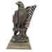 Veronese American Pride - Bald Eagle with Stars & Stripes Statue Sculpture