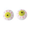 Halloween Scary Eyeballs Sugar Decorations Cookie Cupcake Cake 12 Count
