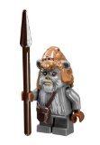 LEGO Star Wars Ewok Teebo minifigure with spear from Ewok Village (10236)