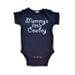 Apericots Cute Baby Short Sleeve Bodysuit, 100% Cotton: Mommy's Little Cowboy (0-18 months)