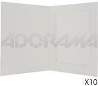 Tap Picture Folder Frame Whitehouse White Gold For 8X10" Photo (10 Pack)